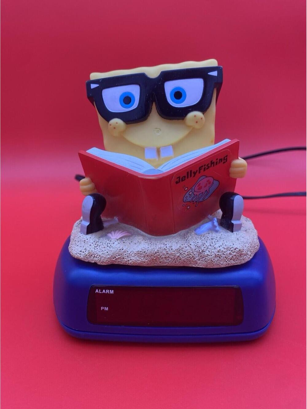 Spongebob Squarebants Alarm Clock Model #NL-SBC213 - 2003 - Has Flaws - Y2K